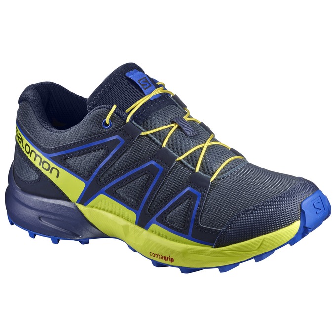 SALOMON SPEEDCROSS J Philippines - Kids' Trail Running Shoes - Navy | 305496-WKP